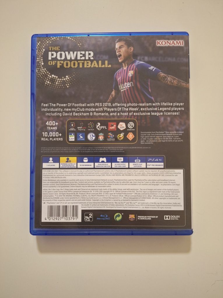 Игра за плейстейшън 4 /PS4 PES 2019 ProEvolutionSoccer 2019