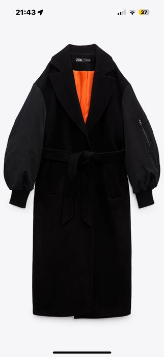 Продам стильный пальто-бомбер