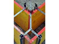 Montanti zincati “U” cu cioc pentru cofraje 50cm 100cm 150cm
