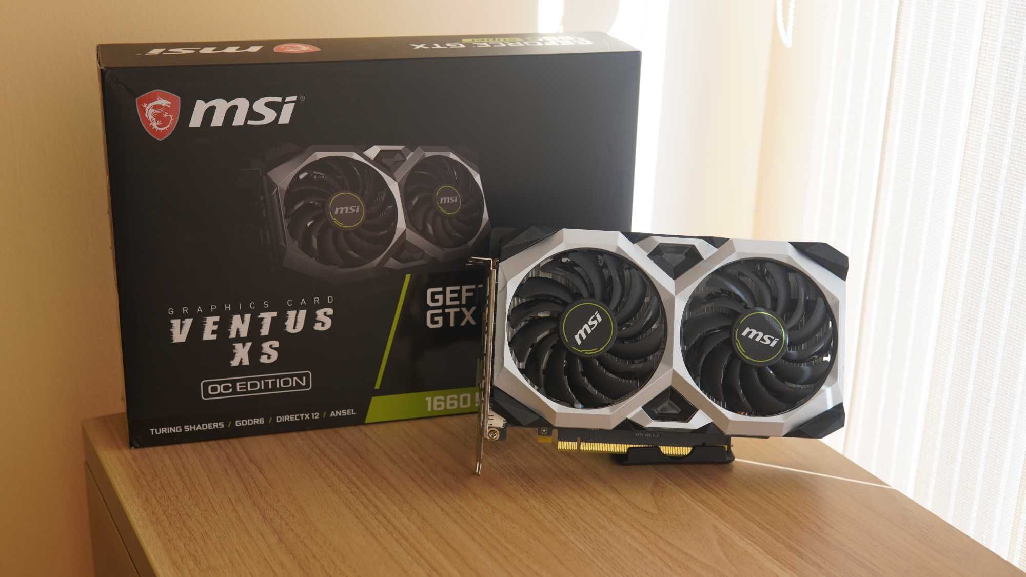Видео Карта MSI 1660 Super Ventus XS OC Eddition [БЕЗПЛАТНА ДОСТАВКА]