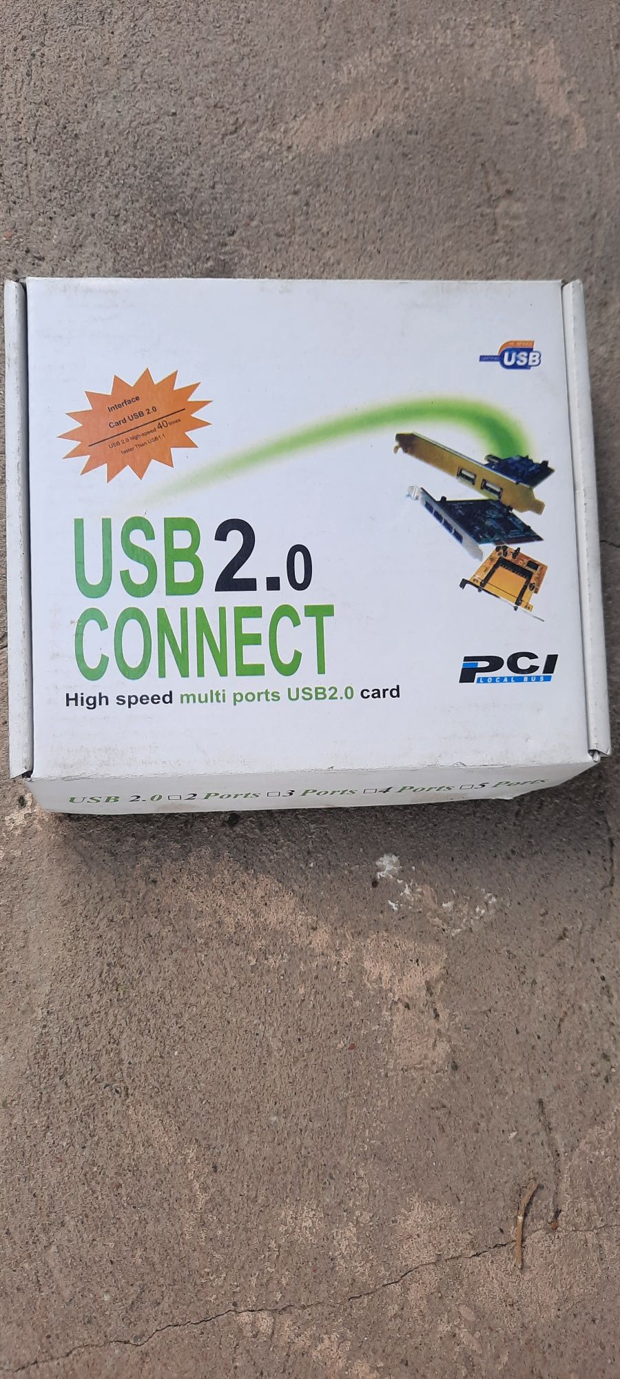 Плата PCI USB 2.0 4 порта