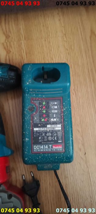 filetanta bormasina Makita 14.4v 8281D percutie 2 acumulatori slabi