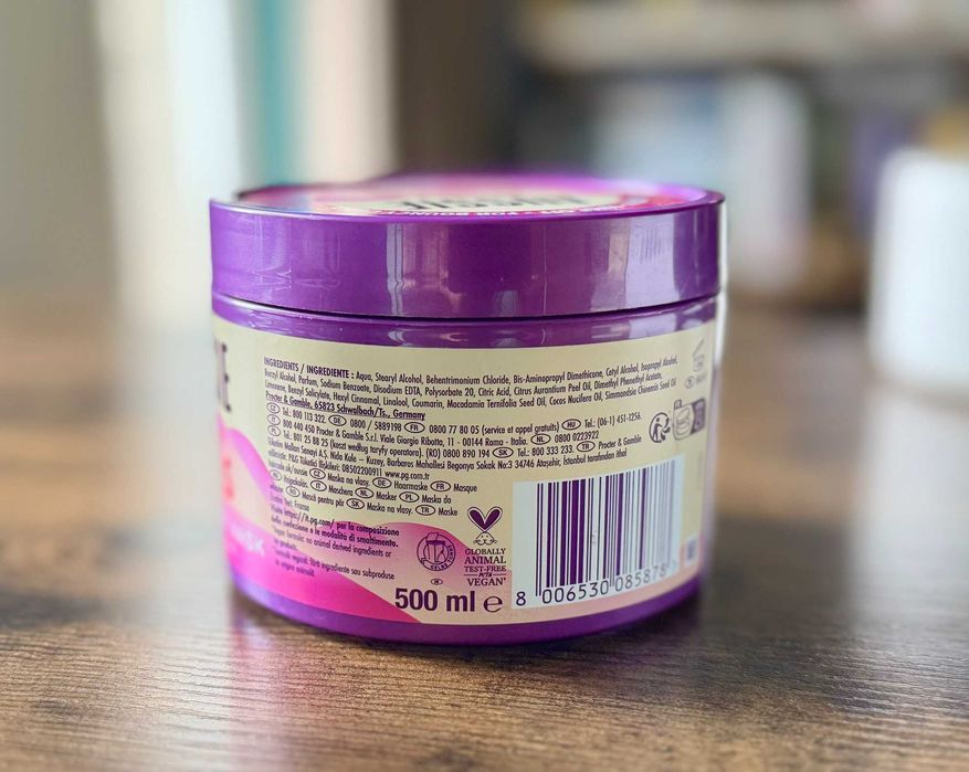 Masca de păr Aussie Bouncy Curls Butter – 500 ml, nouă, nefolosită