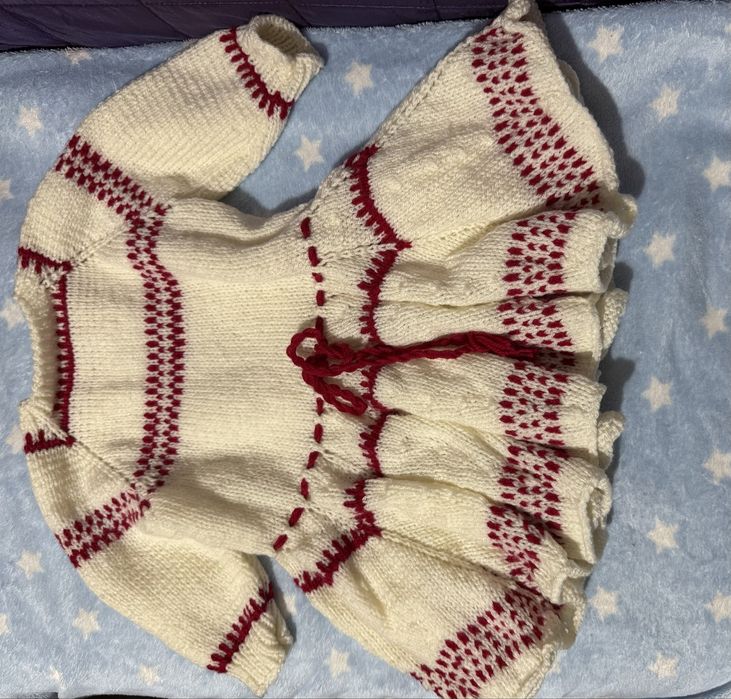 Плетени бебешки рокли