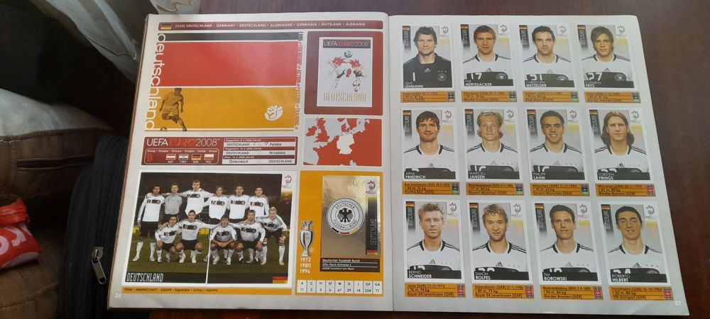 Album panini complet Euro 2008