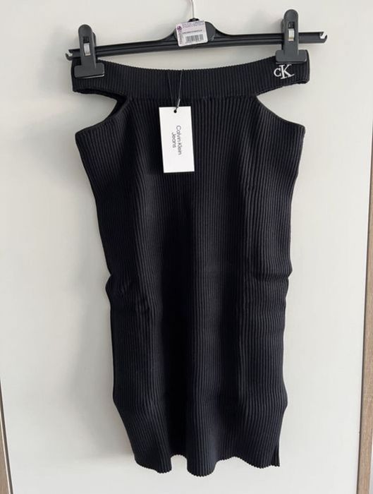 Fusta Calvin Klein Jeans din tricot marimea S