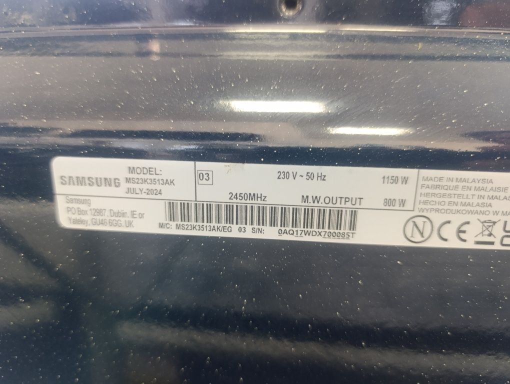 Микровълнова фурна Samsung MS23K3513AK 23 литра 800W