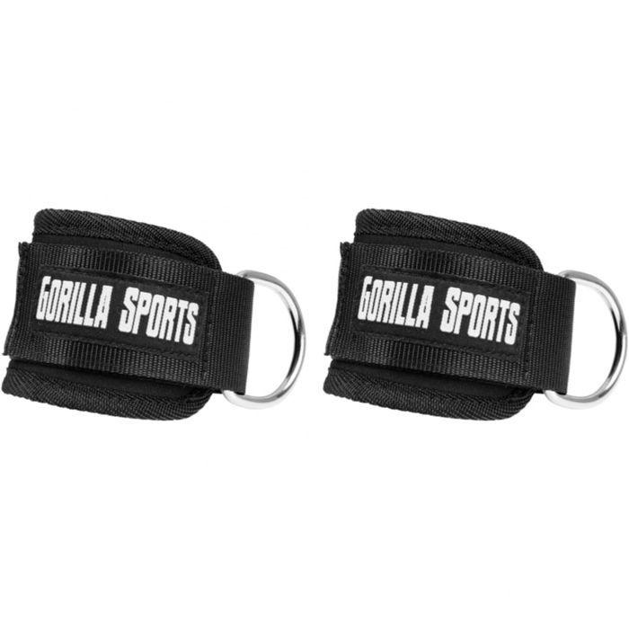 Set curele din nailon pentru picioare cu căptușeală, Gorilla Sports