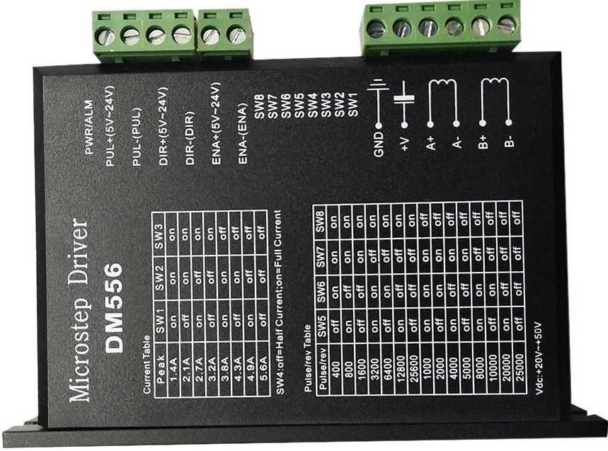 Продавам DM556 драйвер за стъпков мотор за CNC машина, фреза, рутер