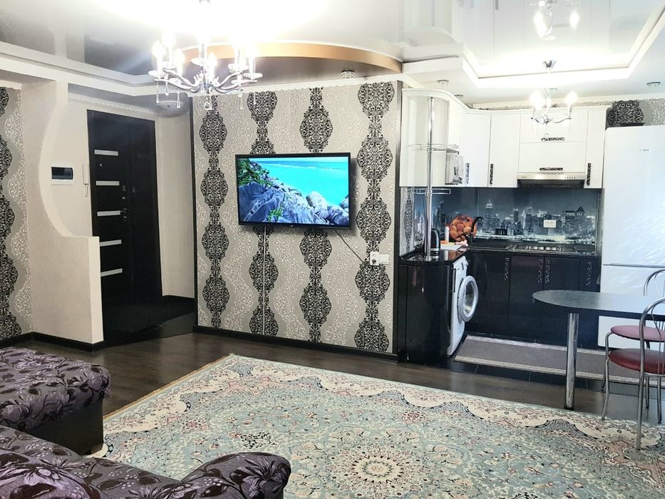 Бухар-Жырау Самый центр города, рядом есть все Сити мол, Абзал, ЦУМ