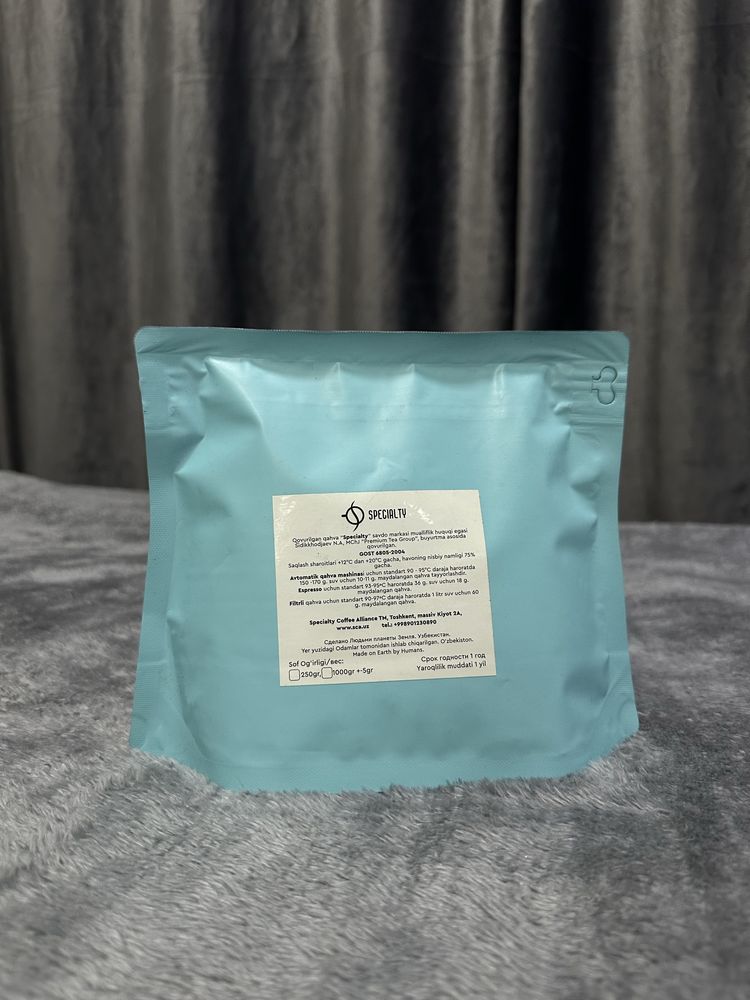 Зерновой фильтр кофе эфиопия 250 гр