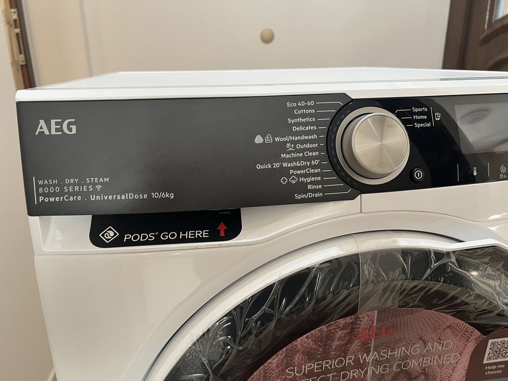 Пералня със сушилня AEG LWR85165O