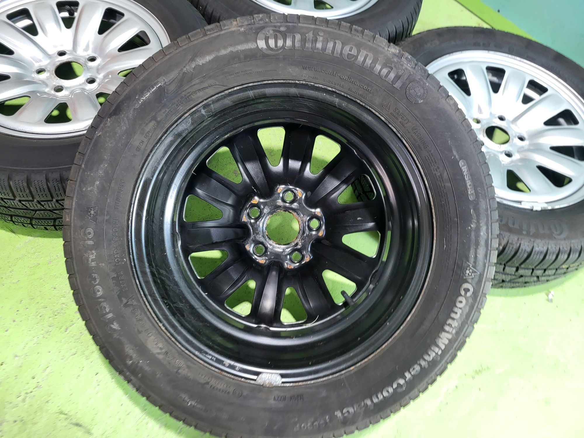 16 5x112 Vw Passat Touran Caddy Golf Метални джанти 5х112
