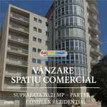 Spatiu comercial de vanzare, complex rezidential, centrul Buzaului