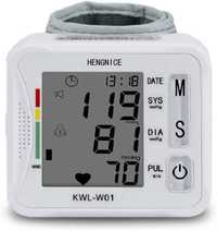 Апарат за кръвно налягане kwl-w01,Голям LCD дисплей и регул. за китка