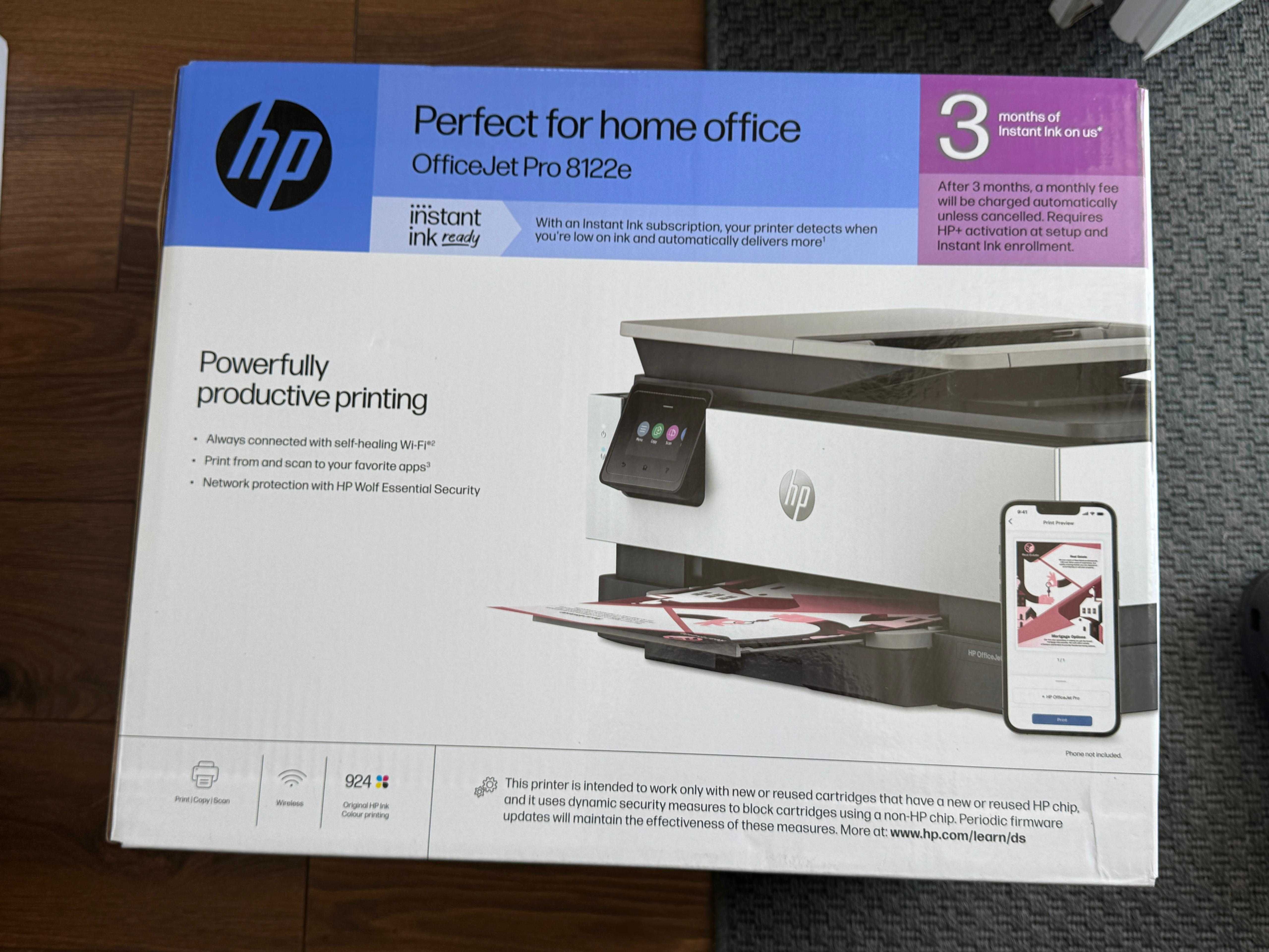 Imprimanta HP OfficeJet Pro 8122e Color Multifuncțional sigilata