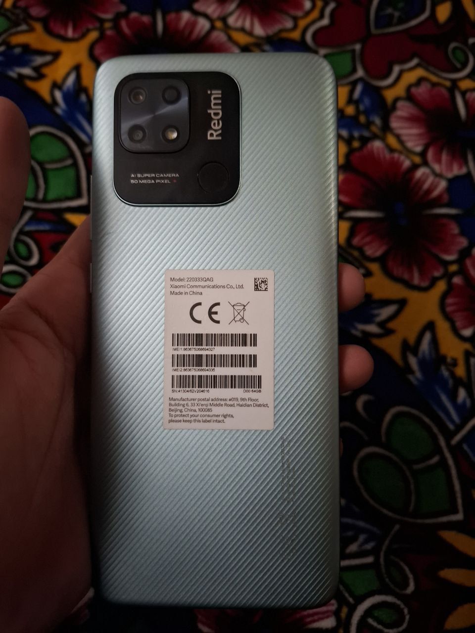 Redmi 10C tilfoni sotilad xotiras 64gb