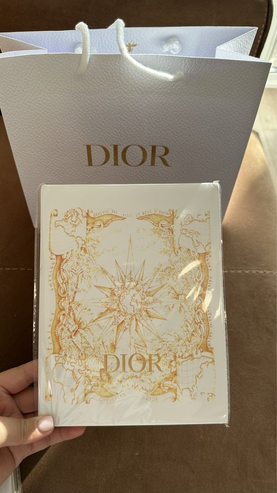 В НАЛИЧИИ! Блокнот Dior с подарочным пакетом