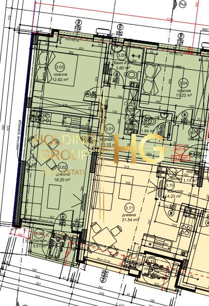 Продава се Тристаен апартамент в Варна, Погреби - 90 кв.м за 1247 €/кв.м - Снимка #1