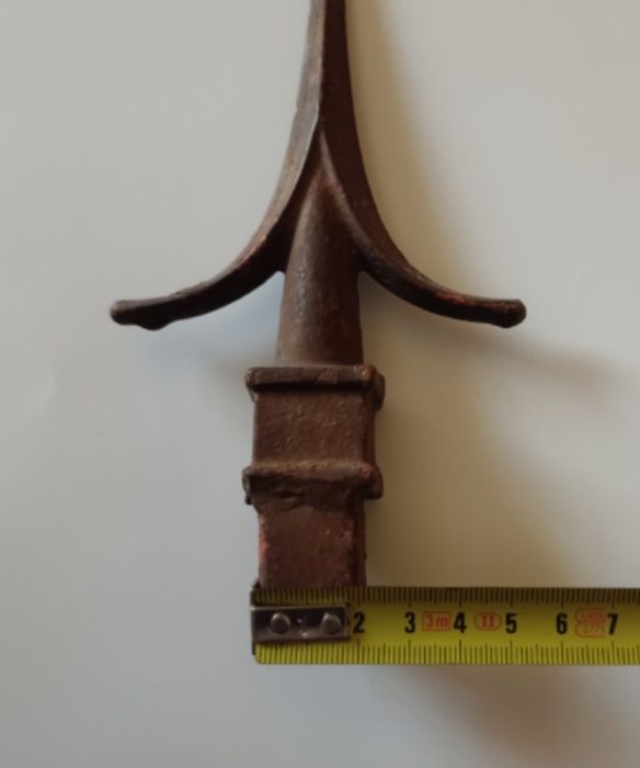 Vârf gard ornament elemnt poartă fier forjat
