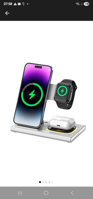 Incarcator telefon wireless sigilat