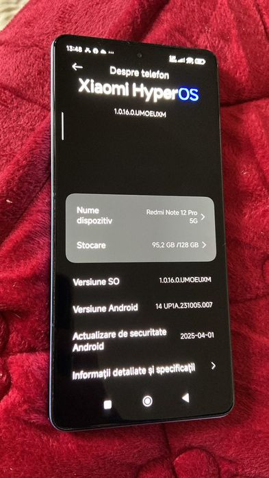 Redmi note 12 pro 5g nou nouț