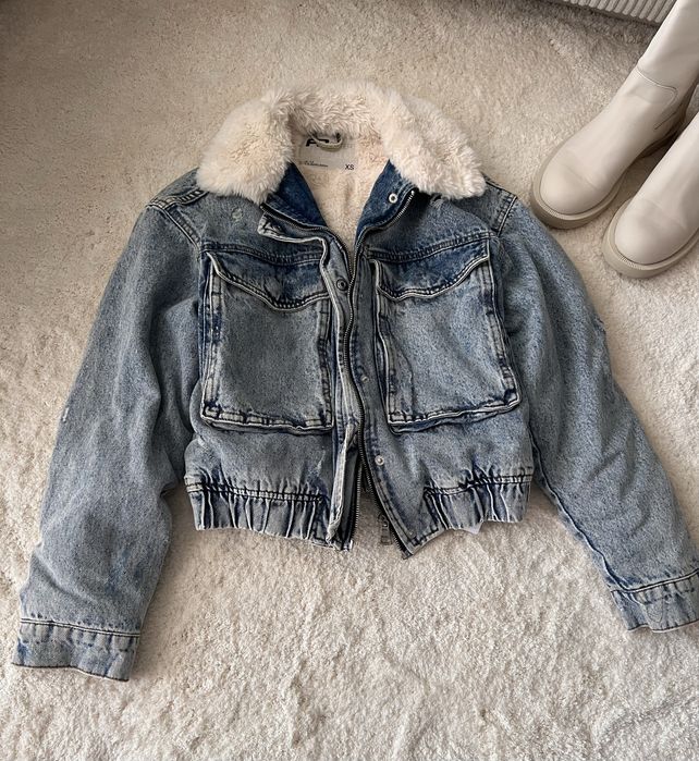 Зимно дънково яке