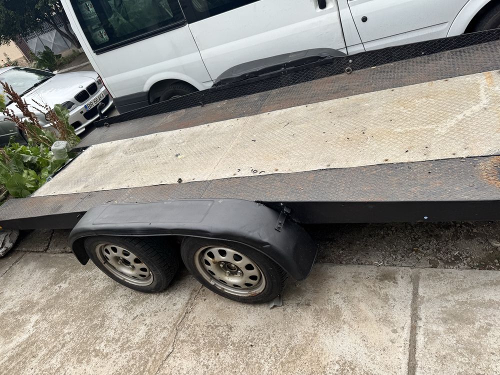 Platforma auto transport , troliu + basculare inmatriculata Germania