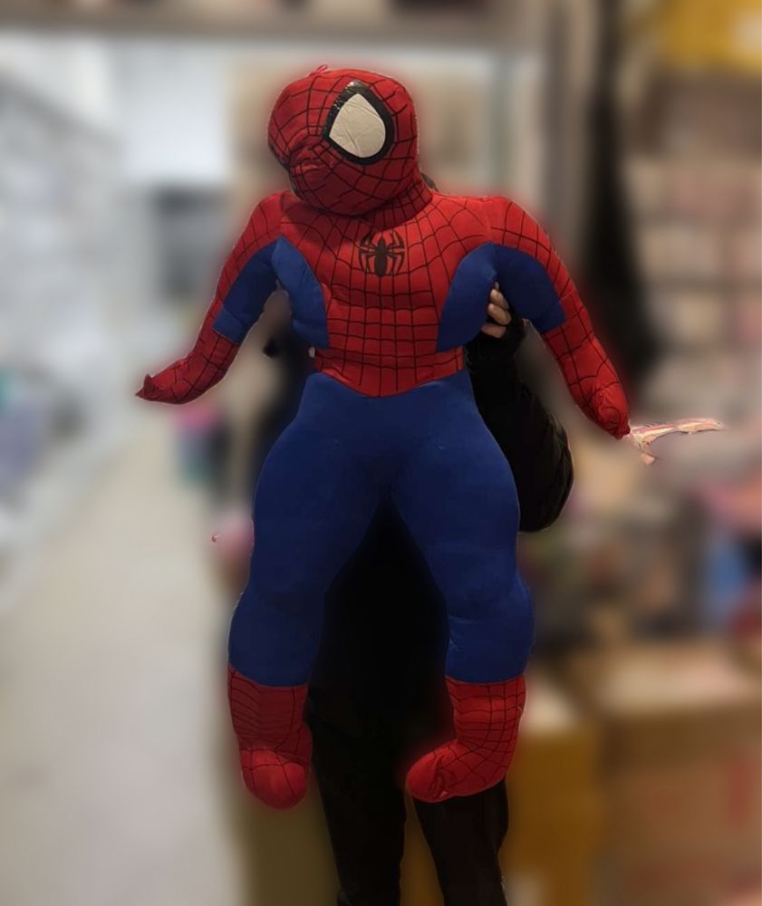 Промо! Голяма плюшена играчка Спайдърмен 100см Spiderman Avengers
