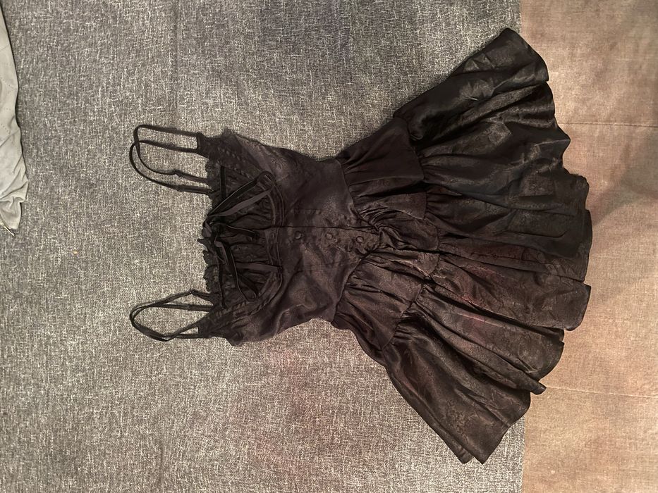 Черна Рокля тип корсет