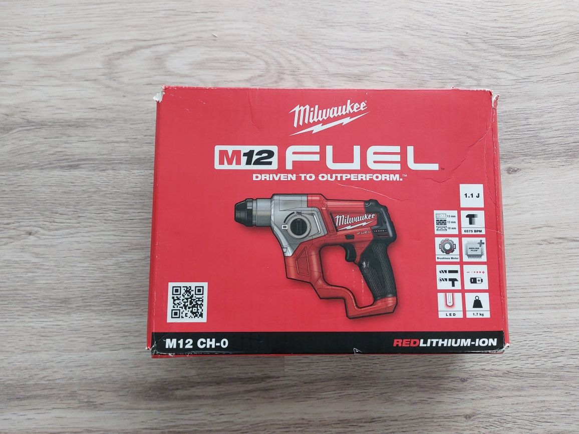 Rotopercutor milwaukee M12 CH, 1.1 jouli, nou