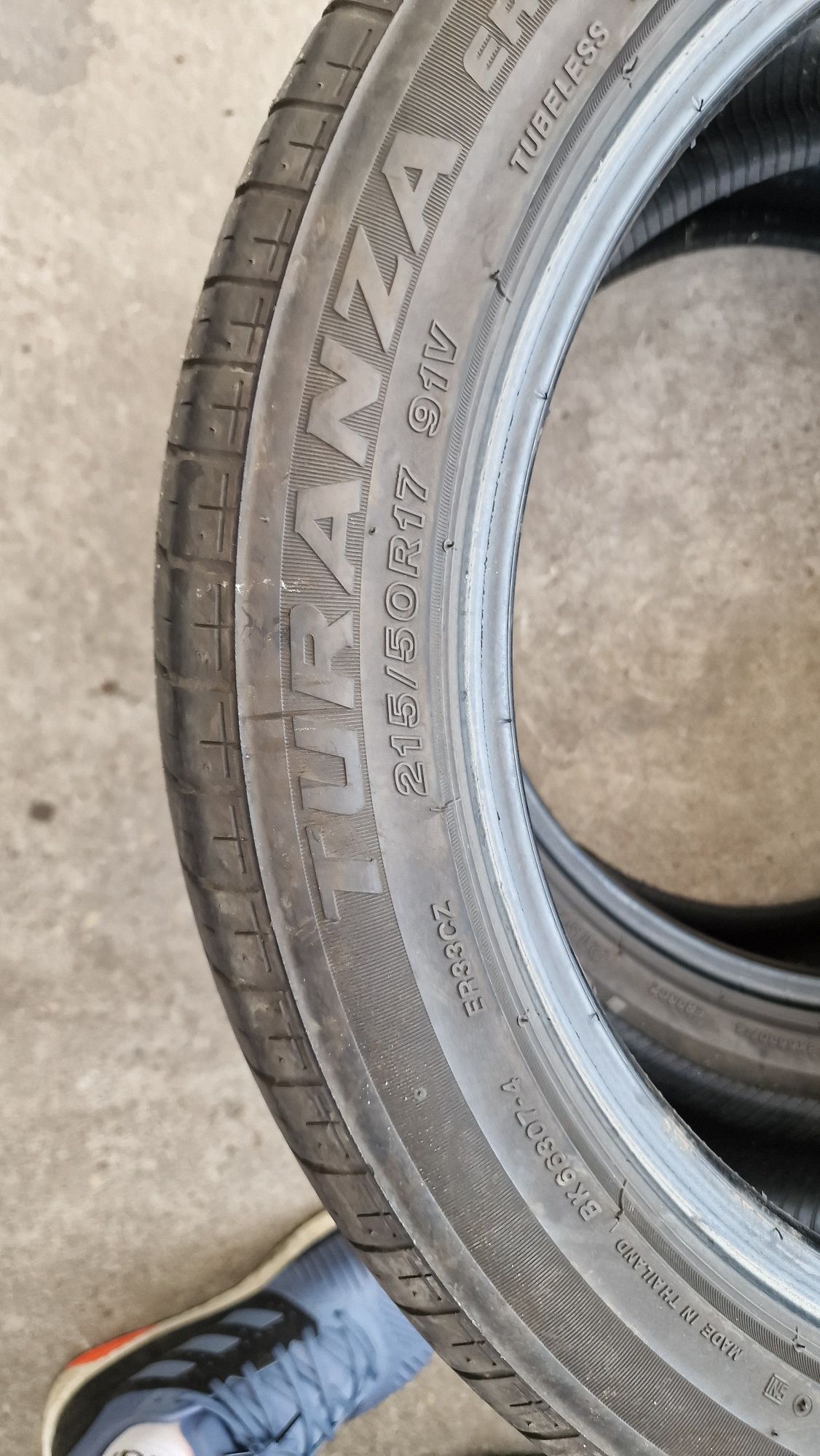 215 50 17 Bridgestone 2020 2 anvelope vara