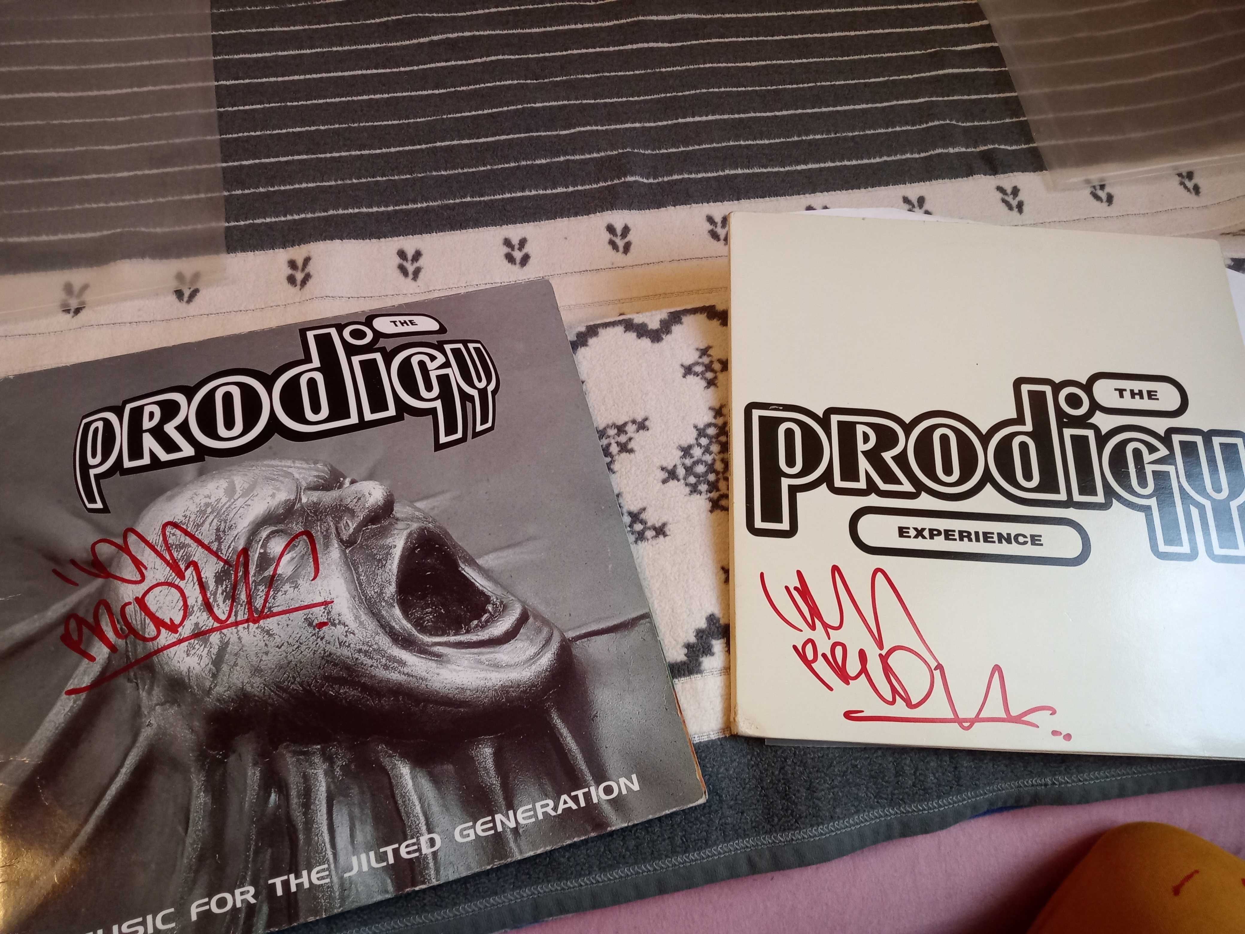 The Prodigy cu autograf Liam primele doua albume vinil disc placa