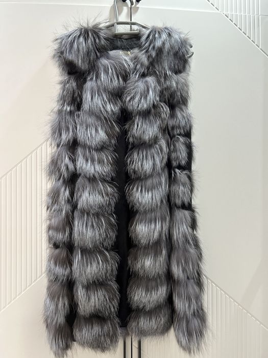 Женсая жилетка ,чернобурка