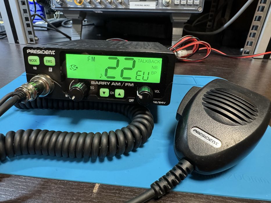 Statie radio CB President Barry ASC 12/24V revizii la zi