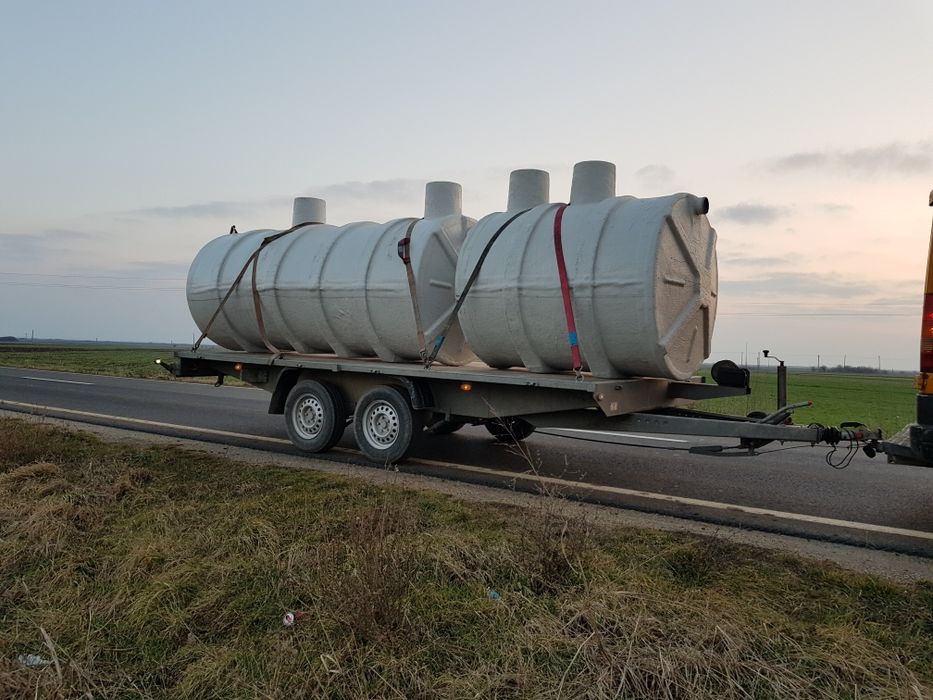 Fose septice ecologice din fibra de sticla transport
