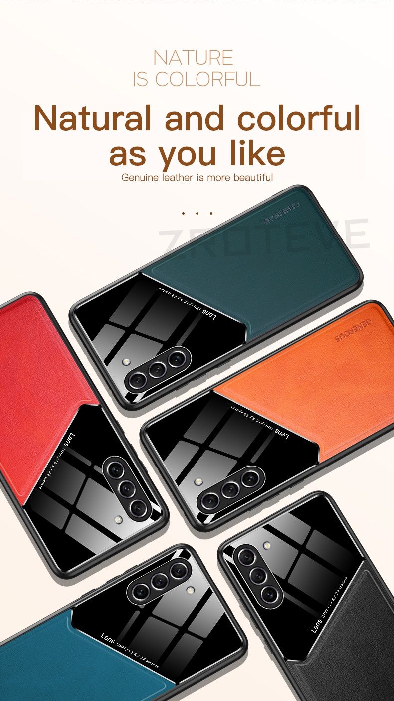 Samsung Galaxy A56 A16 A55 A25 A15 / GENEROUS Кожен кейс с магнит