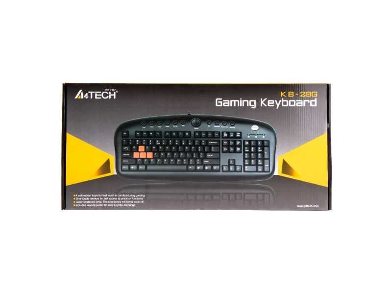 Игровая клавиатура A4Tech KB-28G Black USB
