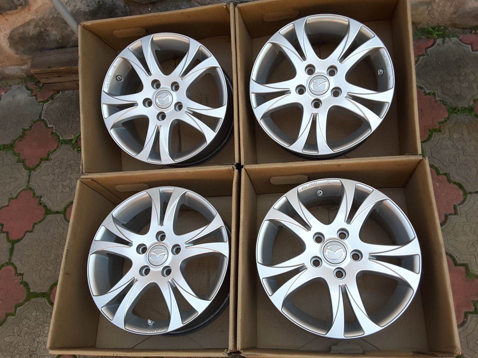 jante aliaj 16; 5x114,3; originale Mazda cx-3 CX3, Mazda 3, 6