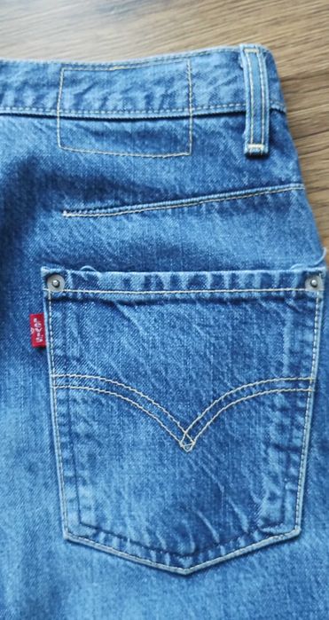LEVI'S / ЛЕВИС страхотни дънки с широки крачоли, размер XS, като нови