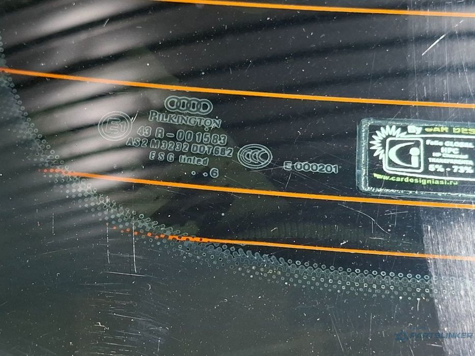 Luneta AUDI A3 II Sportback 8PA 2004 - 2015 TDI BKC, BLS, BXE Pilkington 43R-001583 8P4845501C