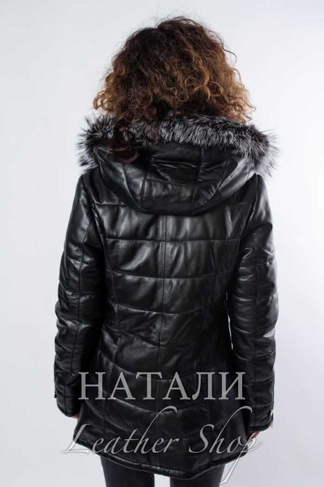 Зимно кожено яке Дария Black