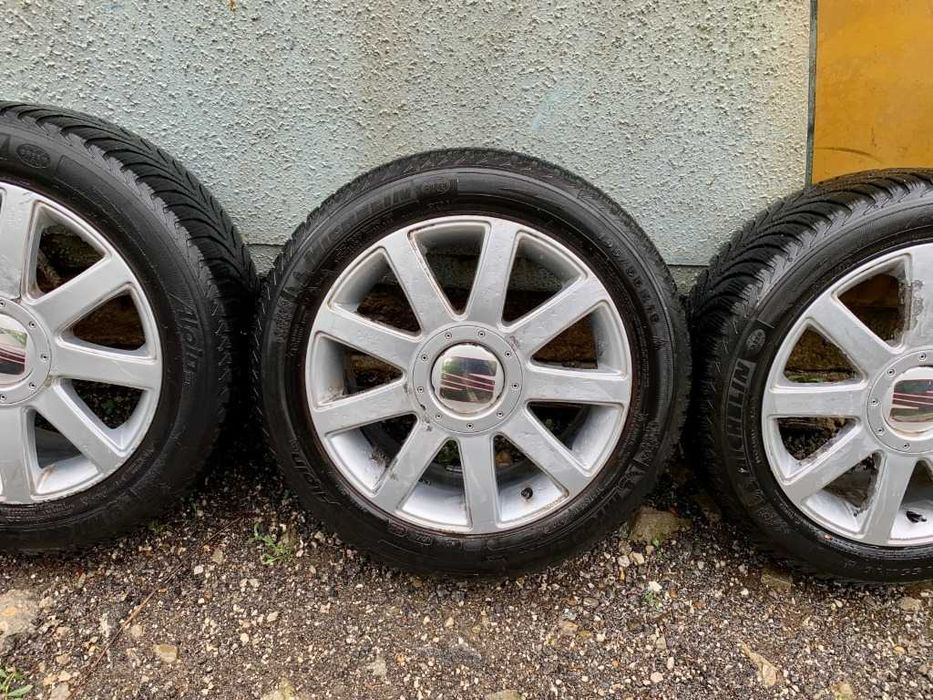 Алуминиеви джанти 16" 5x112 + ЗИМНИ ГУМИ Michelin - Vw,Audi,Seat,Skoda