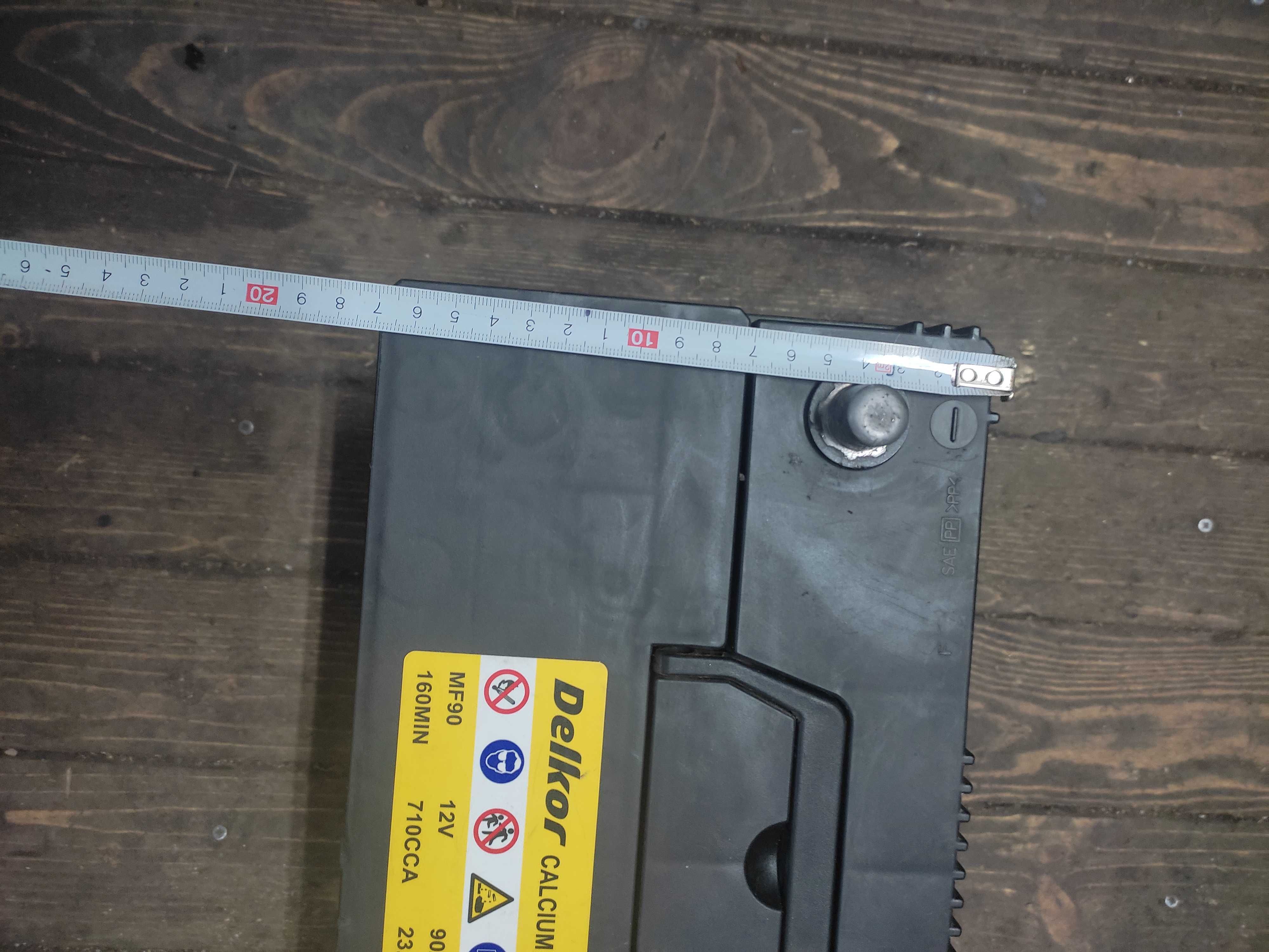 Акумулатор 12V/90Ah, обратен плюс