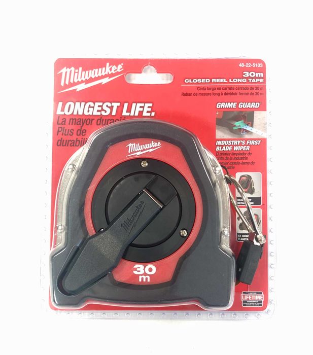 ролетка Milwaukee 30 м, с ръкохватка, внос от Германия