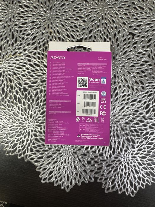 Memorie SSD extern 1 Tera