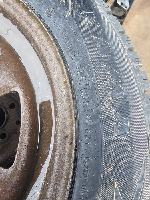 Set 4 roti iarna Vw polo 185/60 R14