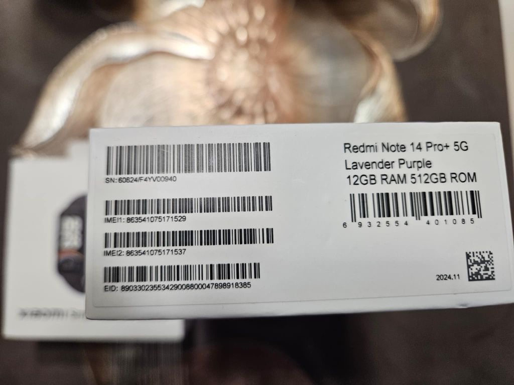 Xiaomi Redmo note 14 pro plus 12/512 gb
Xiaomi Redmi note 14 pro plus