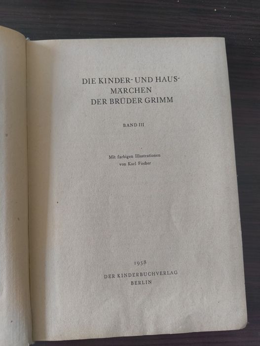 книга братя Грим на немски