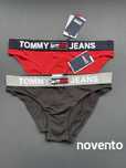 Комплект бикини в черно и червено Tommy Jeans /S/